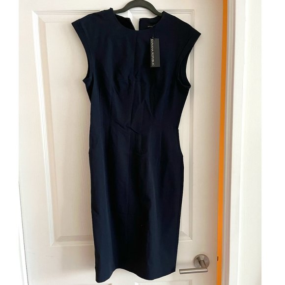 Navy blue work dress - Picture 1 of 1